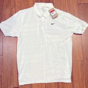 Nike Dri-FIT unscripted men’s golf polo. Brand new. White / summit color.